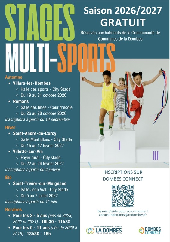 Stages multisports 